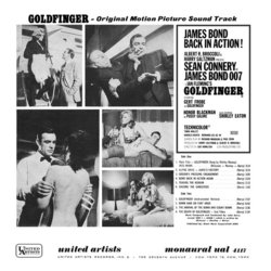 Goldfinger Soundtrack (John Barry) - CD Achterzijde