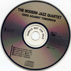 Odds Against Tomorrow Soundtrack (Various Artists, John Lewis, The Modern Jazz Quartet) - cd-inlay