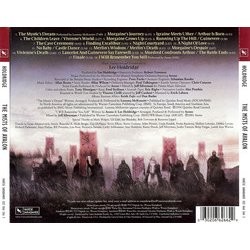 The Mists of Avalon Soundtrack (Lee Holdridge) - CD Back cover