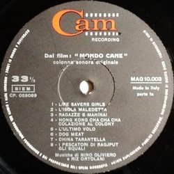 Mondo cane Soundtrack (Various Artists, Nino Oliviero, Riz Ortolani) - cd-inlay