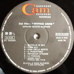 Mondo cane Soundtrack (Various Artists, Nino Oliviero, Riz Ortolani) - cd-inlay