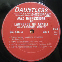 Lawrence of Arabia Bande Originale (Various Artists, Walt Dickerson, Maurice Jarre) - cd-inlay