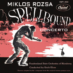 Spellbound Concerto Soundtrack (Mikls Rzsa) - CD cover