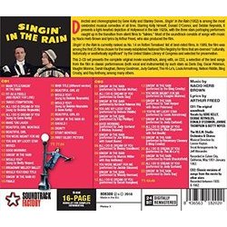 Singin' in the Rain Soundtrack (Various Artists) - CD Back cover
