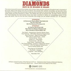 Diamonds Soundtrack (Roy Budd) - CD Back cover