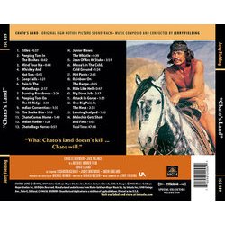 Chato's Land Soundtrack (Jerry Fielding) - CD Back cover