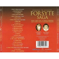 The Forsyte Saga Soundtrack (Geoffrey Burgon) - CD Back cover
