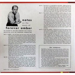 Forever Amber Soundtrack (David Raksin) - CD Back cover