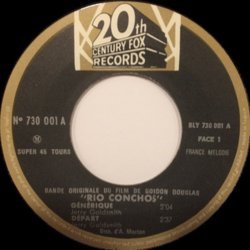 Rio Conchos Soundtrack (Jerry Goldsmith) - cd-cartula