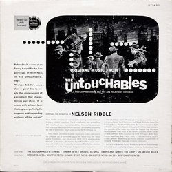 The Untouchables Soundtrack (Nelson Riddle) - CD Back cover
