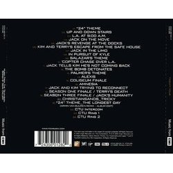 24 Soundtrack (Sean Callery) - CD Back cover