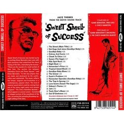 Sweet Smell of Success Soundtrack (Elmer Bernstein, Chico Hamilton, Fred Katz) - CD Achterzijde