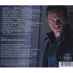 The Bourne Legacy Soundtrack (Moby , James Newton Howard) - CD Back cover