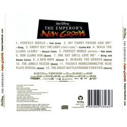 The Emperor's New Groove Soundtrack (Various Artists, John Debney) - CD Back cover