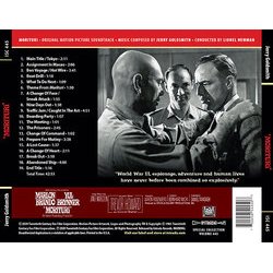 Morituri Soundtrack (Jerry Goldsmith) - CD Back cover