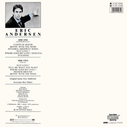 Istanbul Soundtrack (Eric Andersen) - CD Back cover