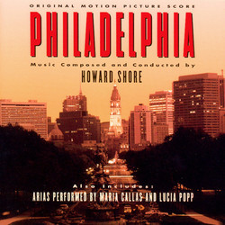 Philadelphia Soundtrack (Howard Shore) - CD cover