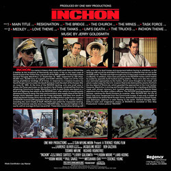 Inchon Soundtrack (Jerry Goldsmith) - CD Back cover