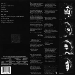 Twilight Zone: The Movie Soundtrack (Jerry Goldsmith) - CD Back cover