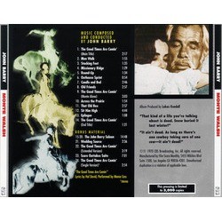 Monte Walsh Soundtrack (John Barry) - CD Back cover