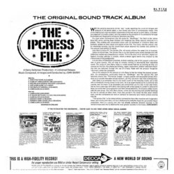 The Ipcress File Soundtrack (John Barry) - CD Achterzijde