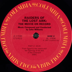 Raiders of the Lost Ark: The Movie on Record Soundtrack (Various Artists, John Williams) - cd-inlay