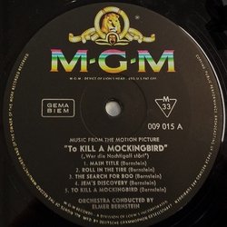 To Kill a Mockingbird Soundtrack (Elmer Bernstein) - cd-cartula