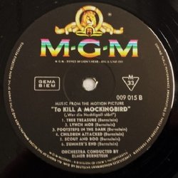 To Kill a Mockingbird Soundtrack (Elmer Bernstein) - cd-cartula