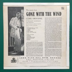 Gone with the Wind Soundtrack (Max Steiner) - CD Achterzijde