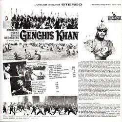 Genghis Khan Soundtrack (Dusan Radic) - CD Back cover