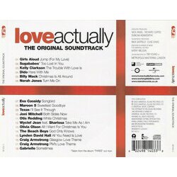 Love Actually Soundtrack (Craig Armstrong, Various Artists) - CD Achterzijde
