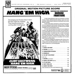 Hang 'em High Soundtrack (Dominic Frontiere) - CD Achterzijde