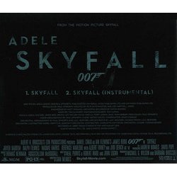Skyfall Soundtrack (Adele , Thomas Newman) - CD Back cover