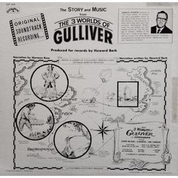 The 3 Worlds Of Gulliver Soundtrack (Bernard Herrmann) - CD Back cover