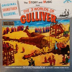The 3 Worlds Of Gulliver Soundtrack (Bernard Herrmann) - CD cover