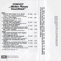 Convoy Soundtrack (Various Artists, Chip Davis) - CD Back cover