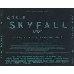 Skyfall Soundtrack ( Adele) - CD Back cover