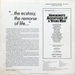 Hemingway's Adventures Of A Young Man Soundtrack (Franz Waxman) - CD Back cover