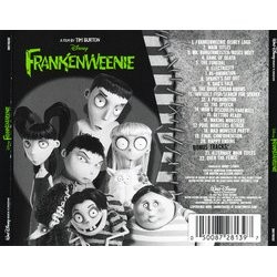 Frankenweenie Soundtrack (Danny Elfman) - CD Achterzijde