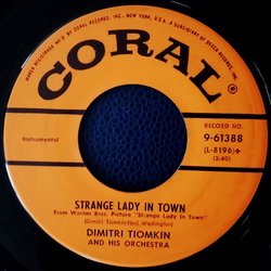 Strange Lady In Town / Land Of The Pharaohs Soundtrack (Dimitri Tiomkin) - CD Back cover