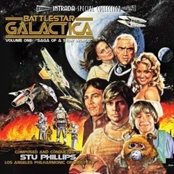 Battlestar Galactica - Volume 1 Soundtrack (Glen A. Larson, Stu Phillips) - CD cover