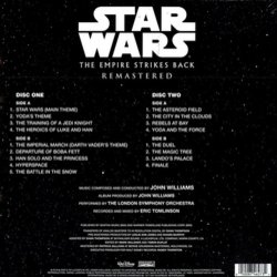 Star Wars: The Empire Strikes Back Soundtrack (John Williams) - CD Back cover