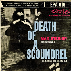 Death Of A Scoundrel Soundtrack (Max Steiner) - CD cover