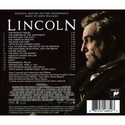 Lincoln Soundtrack (John Williams) - CD Back cover