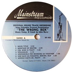 The Wrong Box Soundtrack (John Barry) - cd-cartula