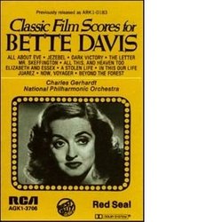 Classic Film Scores for Bette Davis Soundtrack (Erich Wolfgang Korngold, Alfred Newman, Max Steiner, Franz Waxman) - CD cover