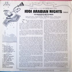 1001 Arabian Nights Soundtrack (George Duning) - CD Back cover