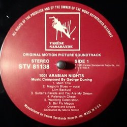 1001 Arabian Nights Soundtrack (George Duning) - cd-cartula