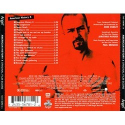 American History X Soundtrack (Anne Dudley) - CD Back cover
