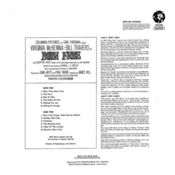 Born Free Soundtrack (John Barry) - CD Back cover